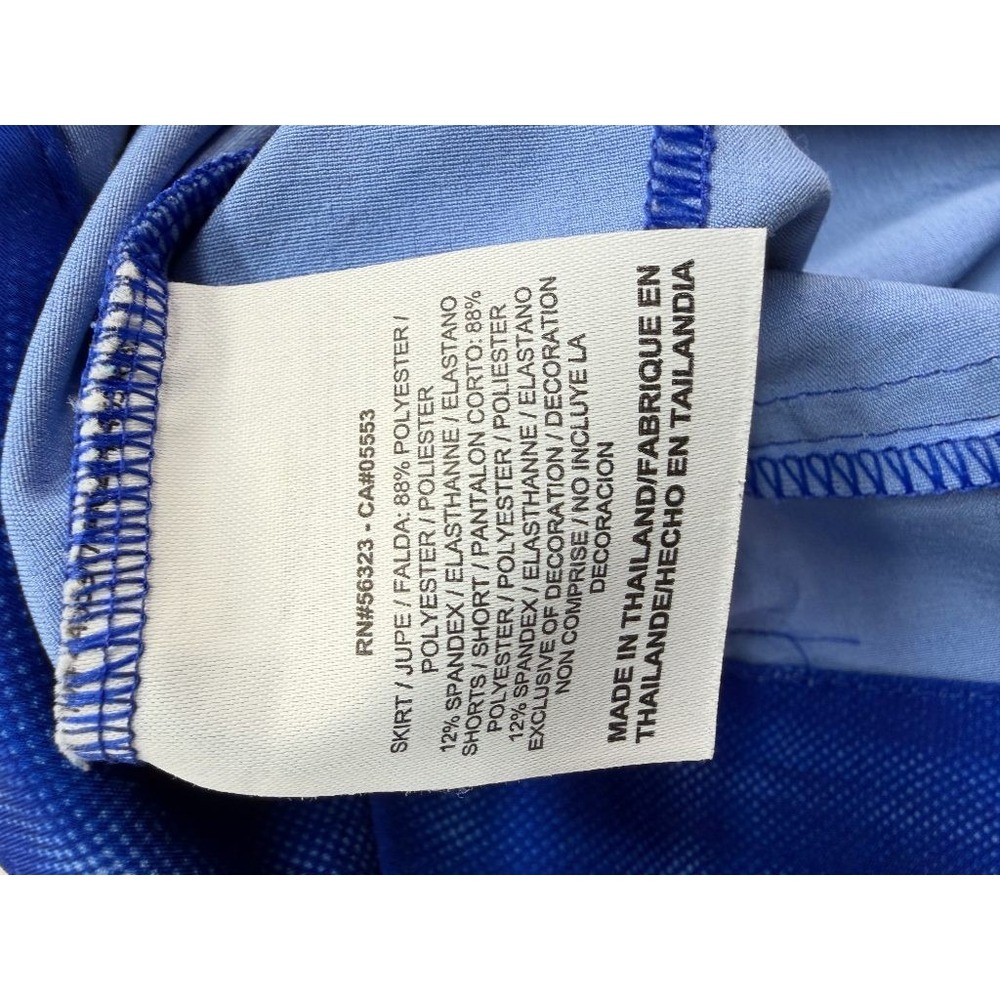 Nike Dri-FIT Plaid Performance Golf Shorts Womens 2 Blue - Picture 8 of 11